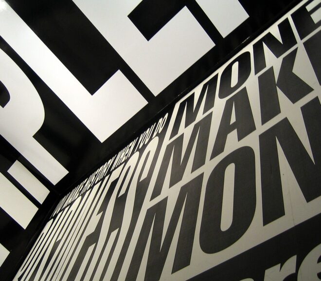 Artista contraria e irriverente al potere: Barbara Kruger