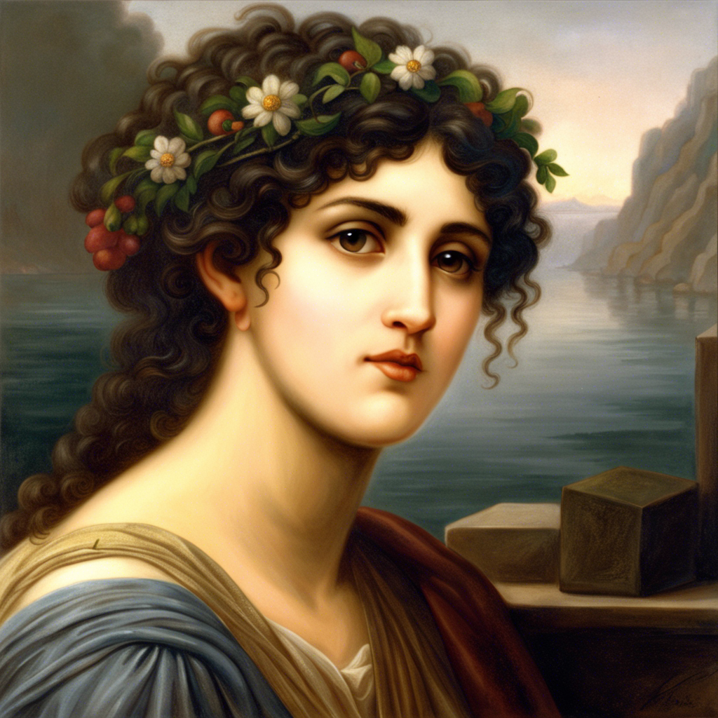 L'isola di lesbo e la poetessa Saffo