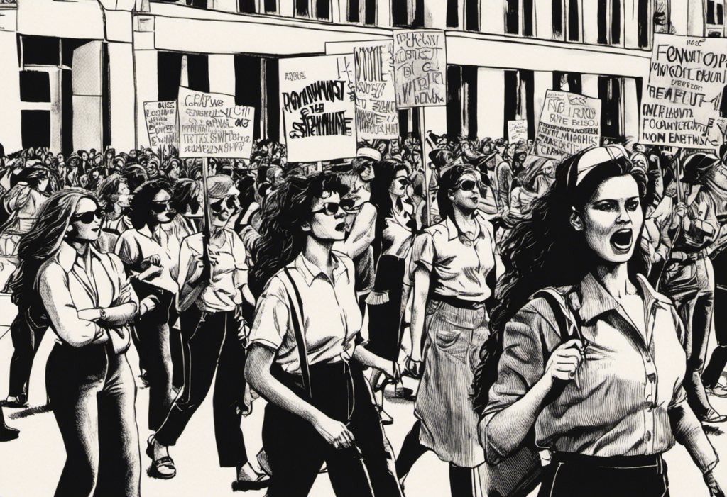 Immagine di una manifestazione femminista